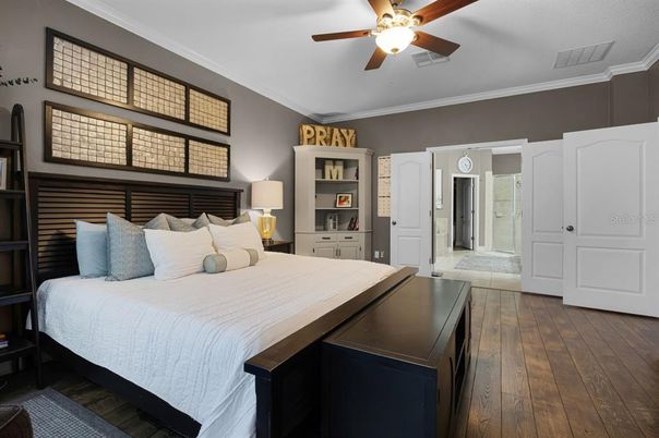Bedroom, Interior, Wood Texture Flooring