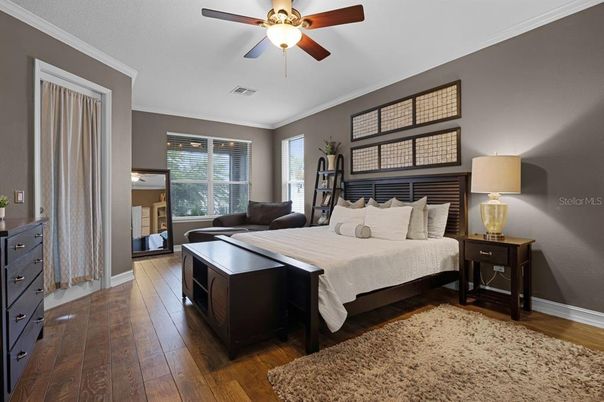 Bedroom, Interior, Wood Texture Flooring