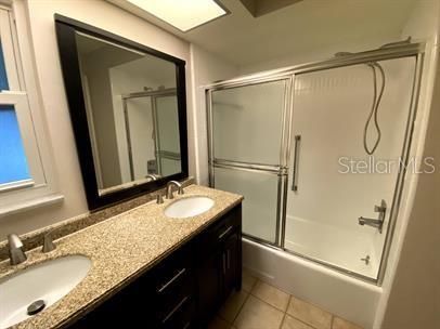 Bathroom, Dual Sink Vanities, Glass Shower, Interior