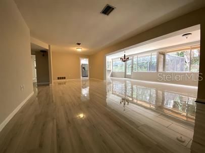 Empty room, Interior, Wood Texture Flooring