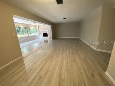 Empty room, Interior, Wood Texture Flooring