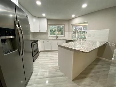 Interior, Kitchen, Recessed Lighting, Stainless Steel Appliances