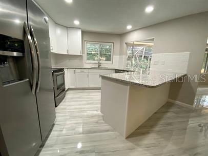 Interior, Kitchen, Recessed Lighting, Stainless Steel Appliances