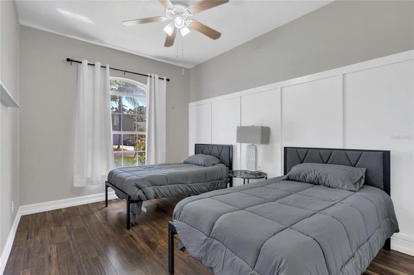 Bedroom, Interior, Wood Texture Flooring