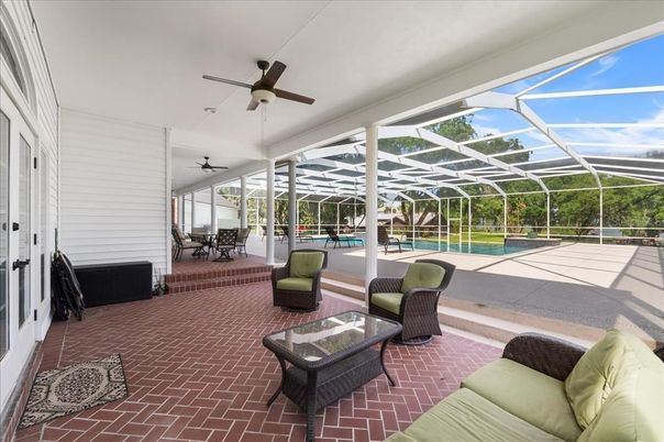Dining room, Glass Ceilings, Interior, Pool, Sun Room