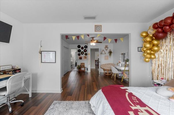 Home Office, Interior, Wood Texture Flooring