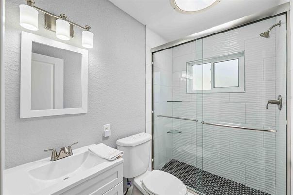 Bathroom, Glass Shower, Interior