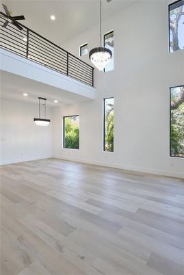 Chandelier, Interior, Pendant Lights, Recessed Lighting, Wood Texture Flooring