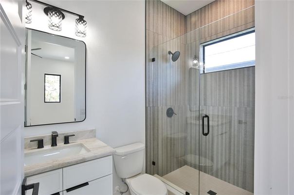 Bathroom, Glass Shower, Interior