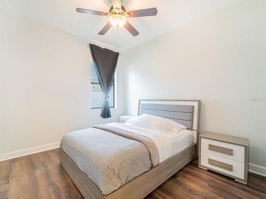 Bedroom, Interior, Wood Texture Flooring