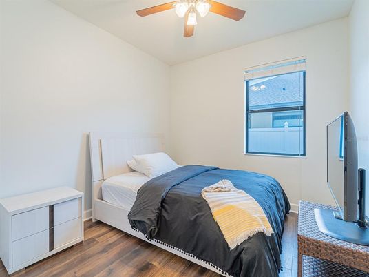Bedroom, Interior, Wood Texture Flooring