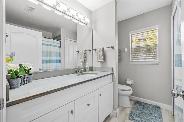 Bathroom, Dual Sink Vanities, Interior, Wood Texture Flooring