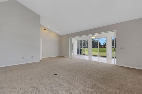 Empty room, Interior, Recessed Lighting
