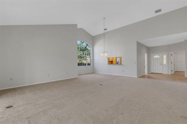 Chandelier, Empty room, Interior, Pendant Lights