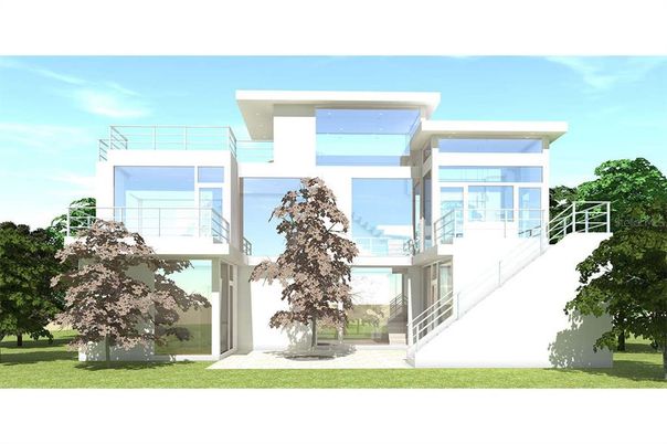 Backyard, Exterior, Facade, Modern