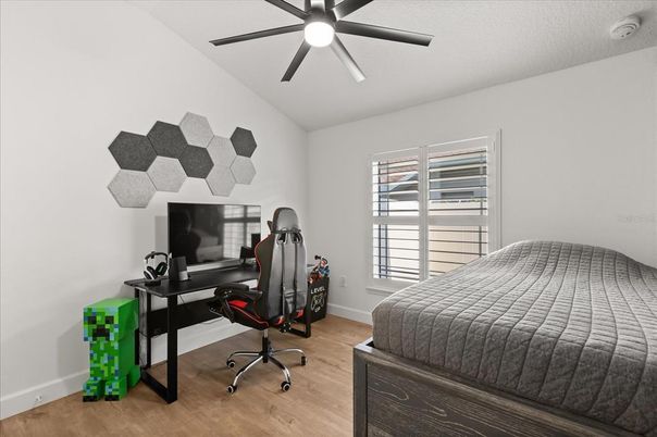 Bedroom, Home Office, Interior, Wood Texture Flooring