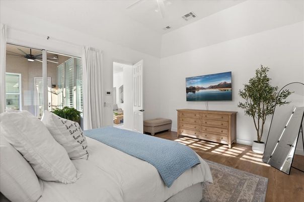 Bedroom, Interior, Wood Texture Flooring