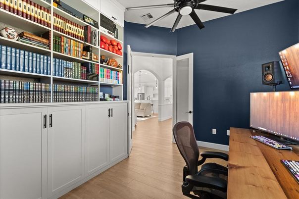 Home Office, Interior, Wood Texture Flooring