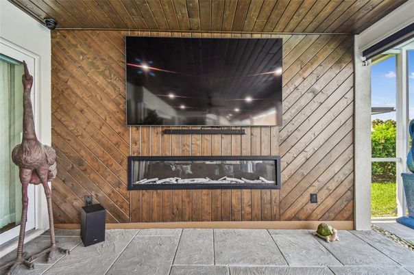 Fireplace, Interior, Wooden Ceilings, Wooden Walls