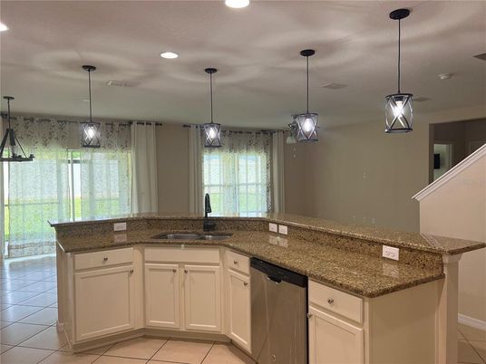 Interior, Kitchen, Pendant Lights, Recessed Lighting