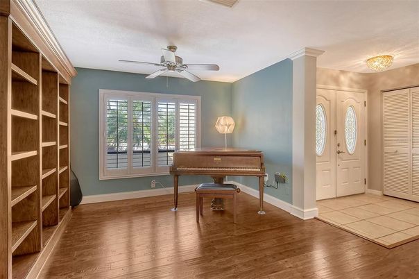 Home Office, Interior, Wood Texture Flooring
