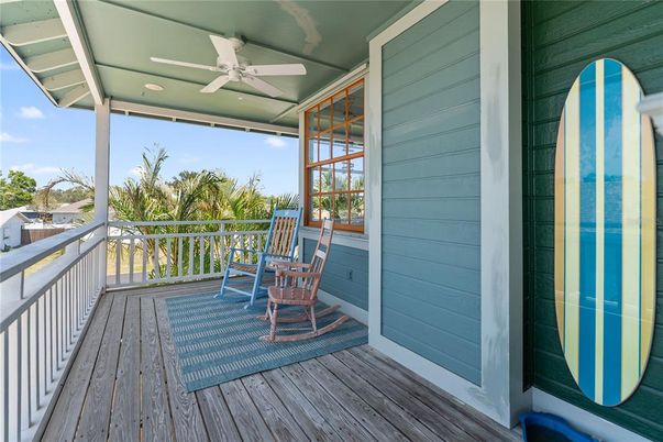 Exterior, Wood Texture Flooring