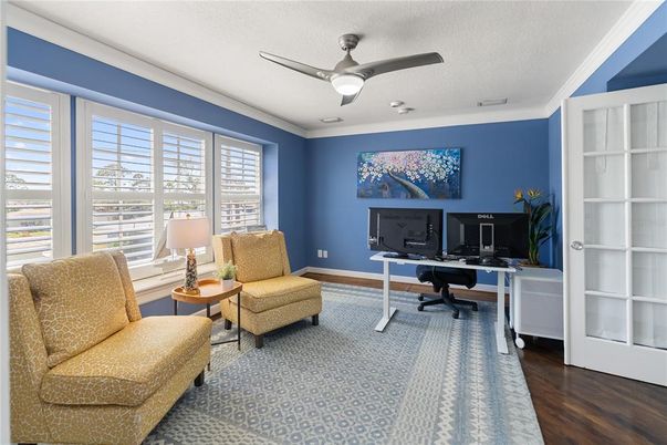 Home Office, Interior, Wood Texture Flooring