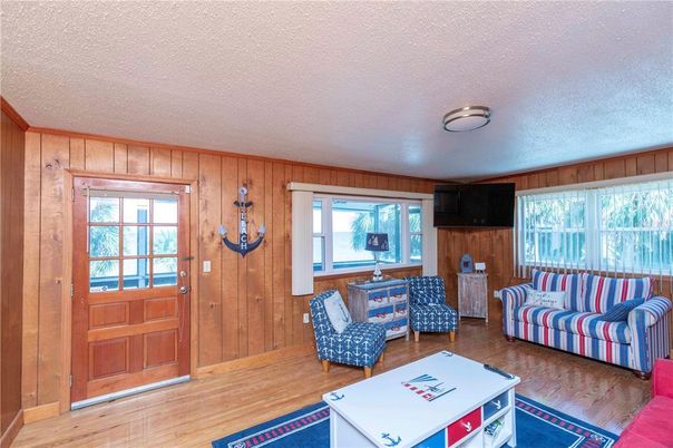 Interior, Living room, Wood Texture Flooring, Wooden Walls