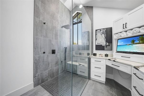 Bathroom, Glass Shower, Interior