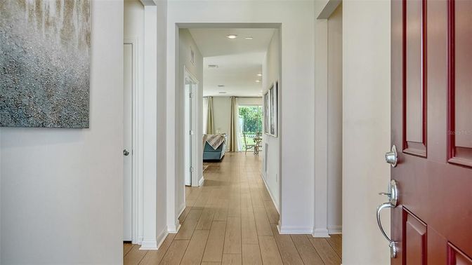 Interior, Recessed Lighting, Wood Texture Flooring