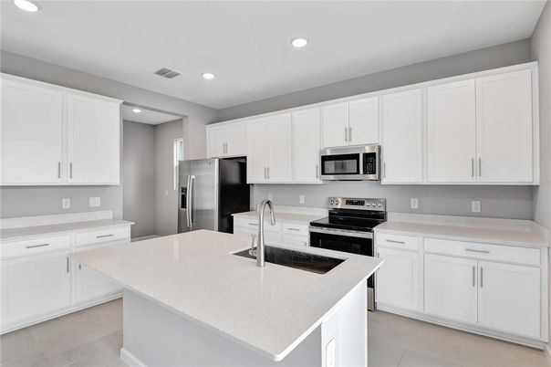 Interior, Kitchen, Recessed Lighting, Stainless Steel Appliances