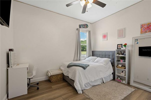 Bedroom, Home Office, Interior, Wood Texture Flooring