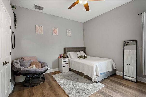Bedroom, Interior, Wood Texture Flooring
