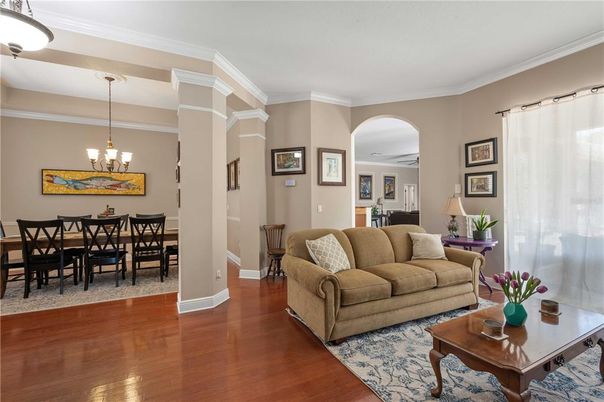 Chandelier, Dining room, Interior, Living room, Wood Texture Flooring