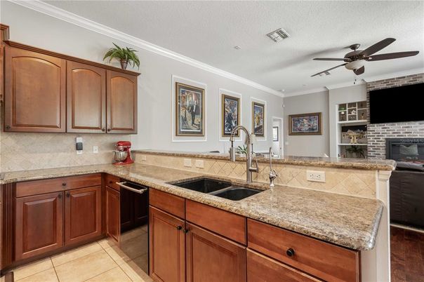 Fireplace, Interior, Kitchen, Stone Walls