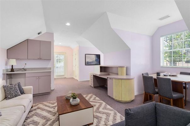 Dining room, Interior, Kitchen, Living room, Recessed Lighting