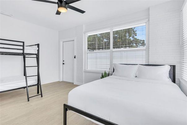 Bedroom, Interior, Wood Texture Flooring