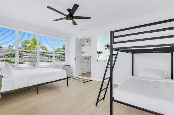 Bedroom, Interior, Wood Texture Flooring
