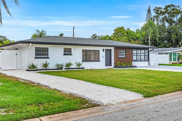 Attached, Backyard, Exterior, Facade, Ranch