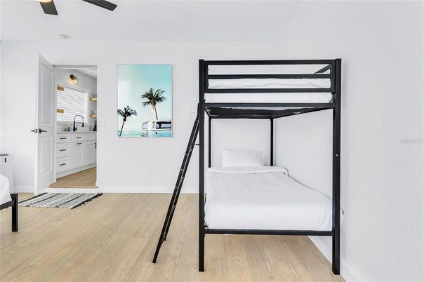 Bedroom, Interior, Wood Texture Flooring