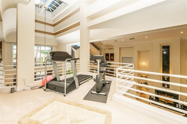 Fitness Equipment, Interior, Recessed Lighting