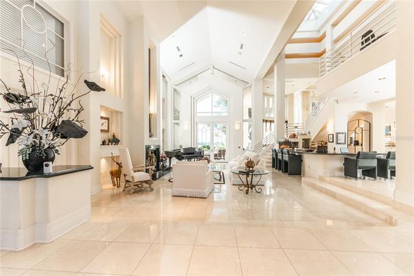 Interior, Living room, Recessed Lighting