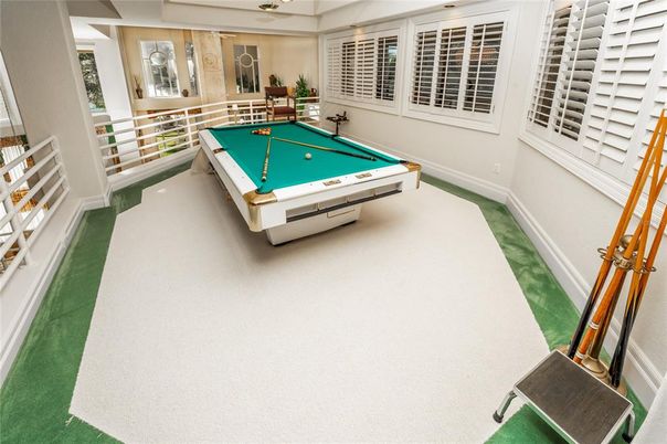 Billiard Table, Game Room, Interior
