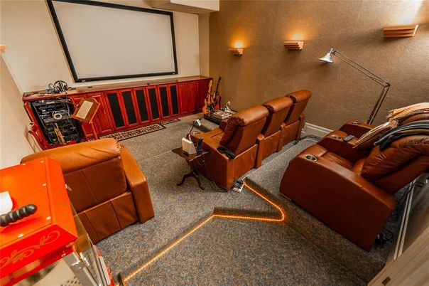 Home Theatre Room, Interior, Projection Screen, Theatre Room