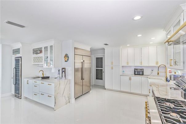 Interior, Kitchen, Recessed Lighting, Stainless Steel Appliances