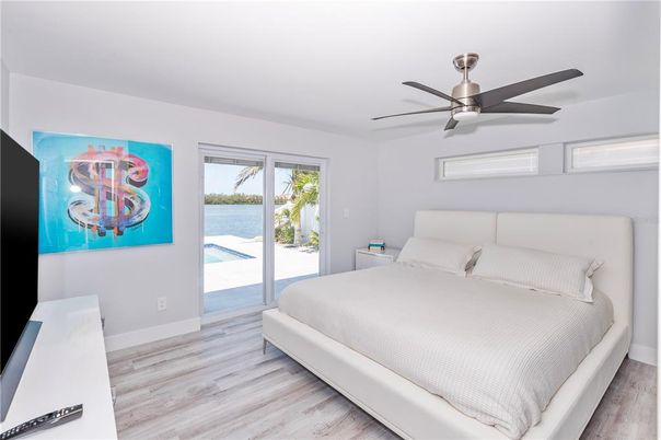 Bedroom, Interior, Water, Wood Texture Flooring