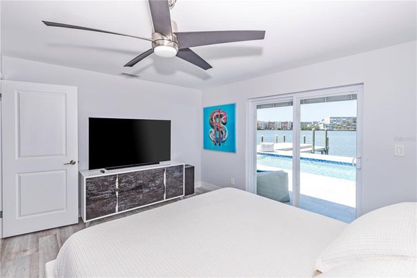 Bedroom, Interior, Water, Wood Texture Flooring