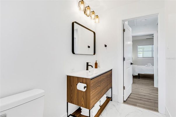 Bathroom, Bedroom, Interior, Marble, Wood Texture Flooring