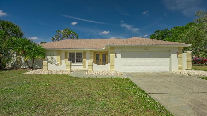 Attached, Backyard, Exterior, Facade, Ranch