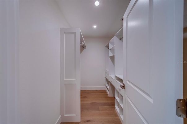 Interior, Recessed Lighting, Walk-in Closets, Wood Texture Flooring